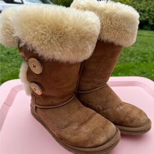 UGG Australia Tall Button Fold Over Boots
